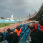 Look at the seats, the angle of view, the grass on the tribunes, the ATC tower (?) getting fired