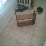 Building a shelves for the stash of Reusable Daipers