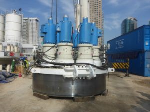 The most expansive part of the TBM: The engines. In the case the part gets broken, you have to dig a shaft and takes it out! Tel-Aviv Light rail