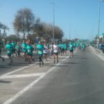 Nice girls always makes me run faster half a Marathon