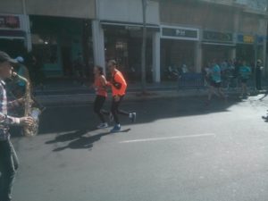A nice way to pass the run. half a Marathon