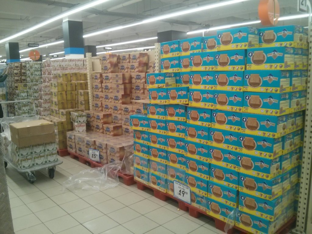 Matzo and special sinks for Passover...