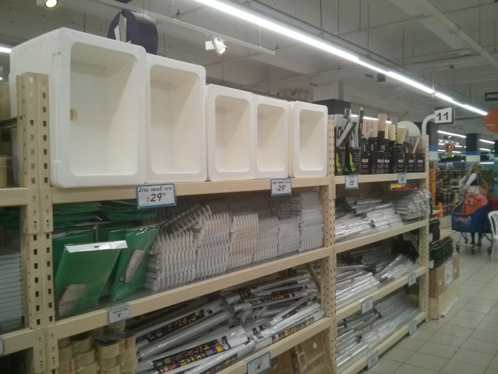 Matzo and special sinks for Passover...
