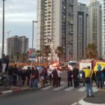 Crane collapse in 2017 February in Bat-Yam - Construction Porn
