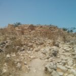 Climbing up to the ruins