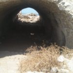 The ruins of the Crusader tower, used to stand in the middle of the village (and ruins of houses in it)