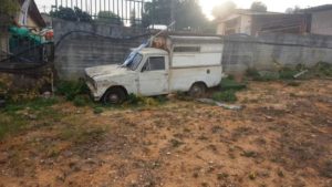 The Sussita pick-up truck in the Moshav. This model was produced in 1960. - Sussita car