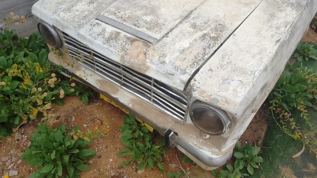 The engine cover, the car body was made of fiberglass - - Sussita car