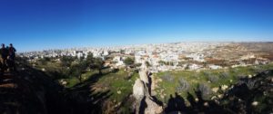 To the North is Hebron  - South mount Hebron