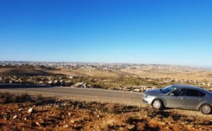 To the East  - The village of Yatta    - South mount Hebron