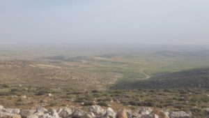 Looking south from Lucifer tower to Arad - Desert