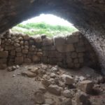 The Crusaders' hall below the Arab building made of vault, but for a long hall like this, this mainly a barrel vault - Latrun