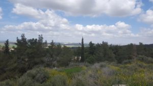 On the North is Modi'in city - Latrun