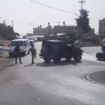 Some of the security forces escorting us in, there and out of the place - Tel Gibeon