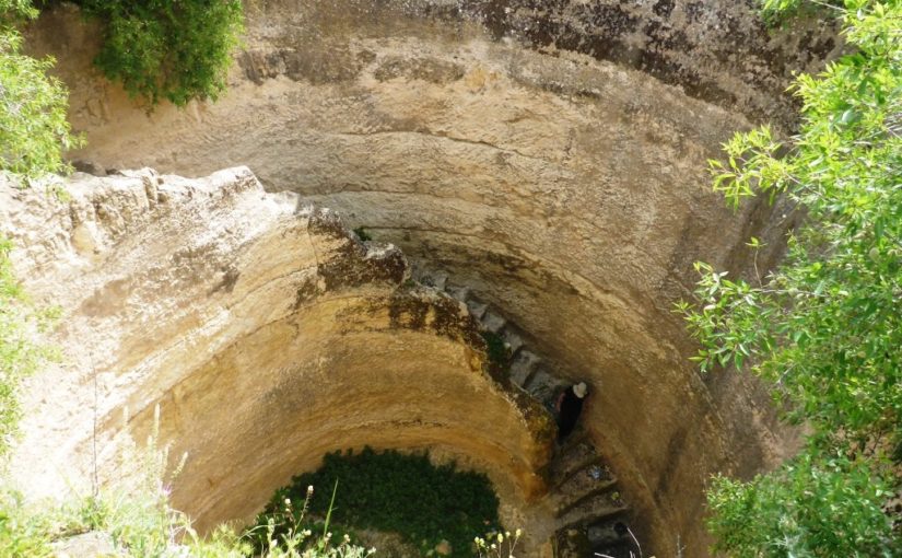 Visiting Tel Gibeon Water system