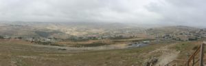 Looking South-West to Bethlehem - Herodium