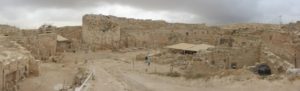 The inner court from the steps - Herodium