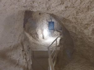 Upper tunnel system, from the time of the Bar Kokhba revolt (blocked) - Herodium