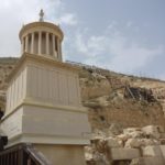 A model of tomb of Herod the Great