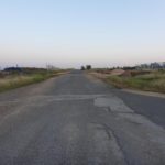 Part of the road open for civilians, and relatively in good condition near Keshet settlement Petroleum road