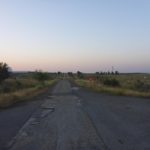 Part of the road open for civilians, and relatively in good condition near Keshet settlement Petroleum road