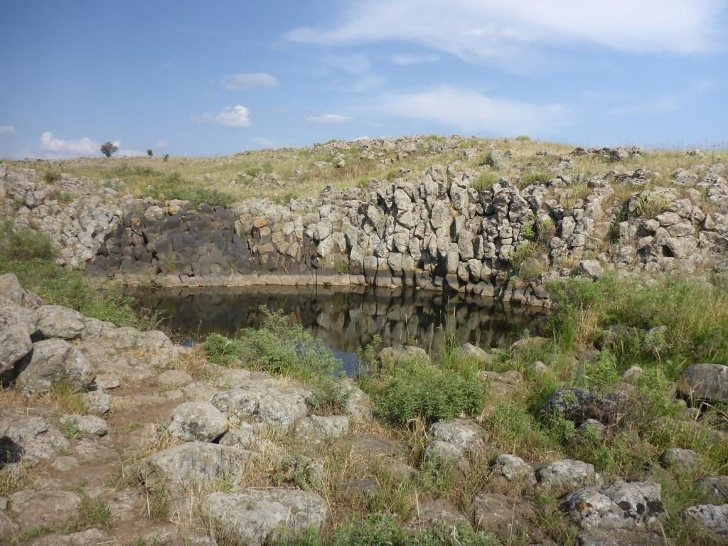 A small pool not far from the road