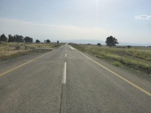 Part of the Petroleum road opened to civilians, and maintained by the municipal authority