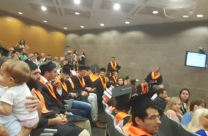 The ceremony in the faculty for Civil and environmental engineering - Technion