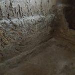 The benches for corps in the rooms Burial caves in Saint-Étienne Basilica