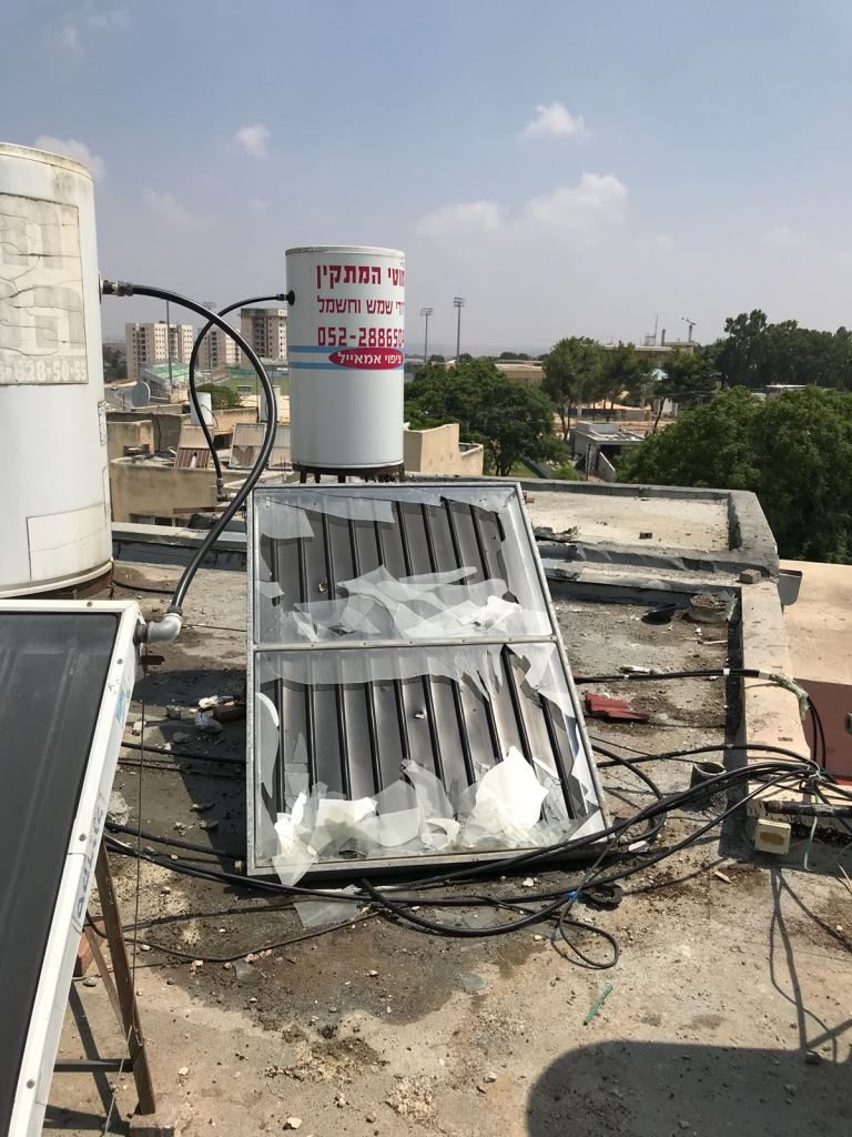 hit from Qassam in Sderot 14.07.2018 - Gaza