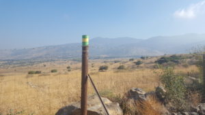 Golani trail sign - Tel Faher