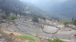 Delphi theater from top