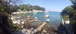 The bay of Damouchari from the taverna we were sitting in