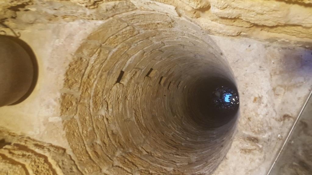 A well inside Abu-lafia resturant