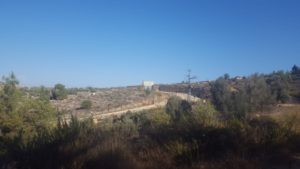 A bridge and a gate in the seperation fence - Kfira