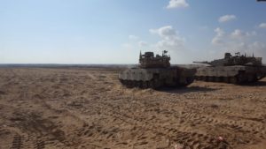 The tanks and what the ground around looks like