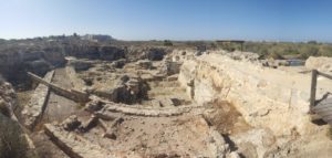 Roman stone quarry and the pipe factory
