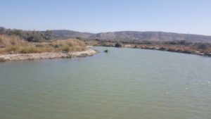 The lake created in Nahal Taninim