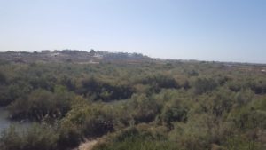 The view from the panorama on the edge of the dam on Nahal Taninim