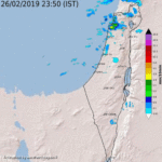 rainfall event - Rain radar 28.02.2019