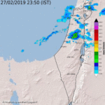 rainfall event - Rain radar 27.02.2019