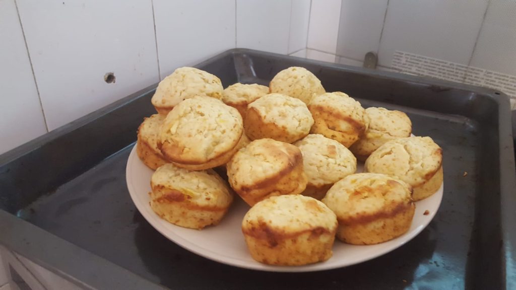 Homemade Banana muffins for our Shalach manos