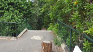 The stairs going down - Wadi Siah