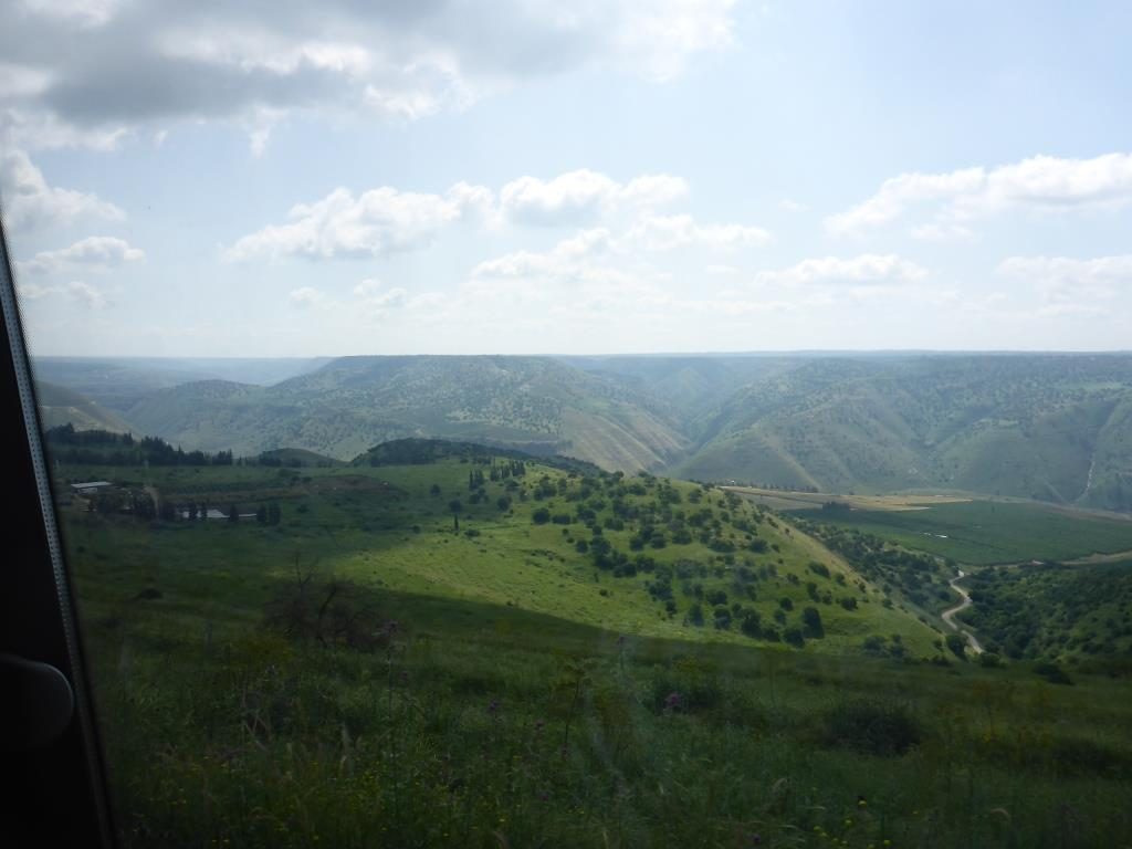 The valley from above - The Yarmouk river