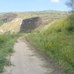Israeli side slopes - the Yarmouk river