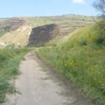 Israeli side slopes - the Yarmouk river