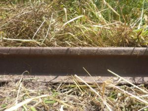 The manufacture and date on the railway tracks- The Hejaz railway tunnel