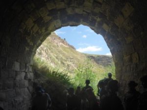 Going out to where we got in   - The Hejaz railway tunnel