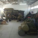 Our hanger full of military equipment