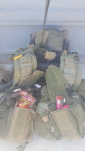 My fighthing gear ready for army treks